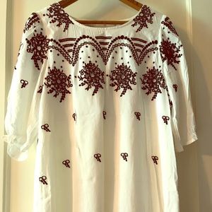 Embroidered Peasant Blouse